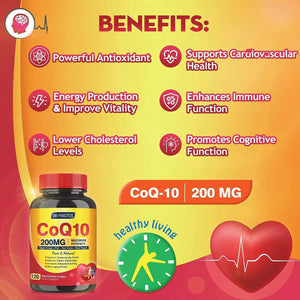 DR FOSTER - DR FOSTER CoQ10 200Mg. 120 Capsulas Blandas - The Red Vitamin MX - Suplementos Alimenticios - {{ shop.shopifyCountryName }}