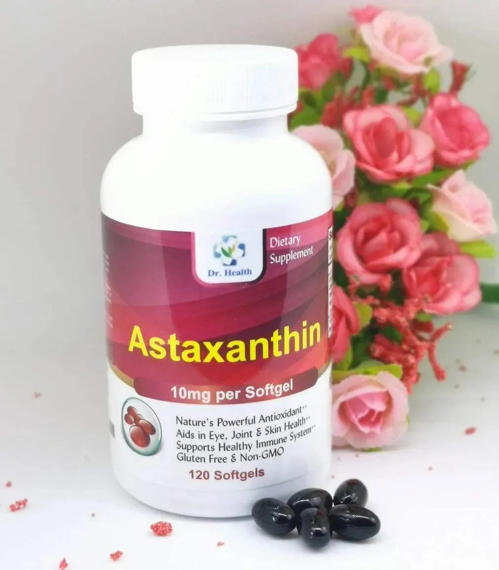 DR. HEALTH - DR. HEALTH Astaxanthin 10Mg. 120 Capsulas Blandas - The Red Vitamin MX - Suplementos Alimenticios - {{ shop.shopifyCountryName }}