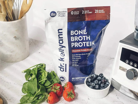 DR. KELLYANN - Dr. Kellyann Keto Bone Broth Protein Powder Chocolate 810Gr. - The Red Vitamin MX - Suplementos Alimenticios - {{ shop.shopifyCountryName }}