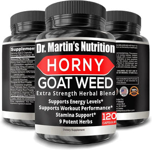 DR. MARTIN'S NUTRITION - Dr. Martin's Nutrition Super Strength 1590Mg. Horny Goat Weed 120 Capsulas - The Red Vitamin MX - Suplementos Alimenticios - {{ shop.shopifyCountryName }}