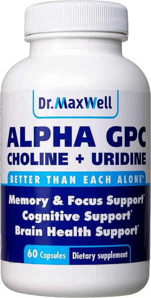 DR. MAXWELL - Dr. Maxwell Alpha GPC 600Mg. + Uridine 60 Capsulas - The Red Vitamin MX - Suplementos Alimenticios - {{ shop.shopifyCountryName }}