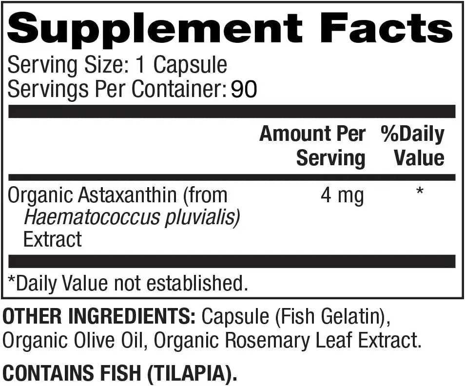 DR MERCOLA - Dr. Mercola Astaxanthin 4Mg. 90 Capulas - The Red Vitamin MX - Suplementos Alimenticios - {{ shop.shopifyCountryName }}