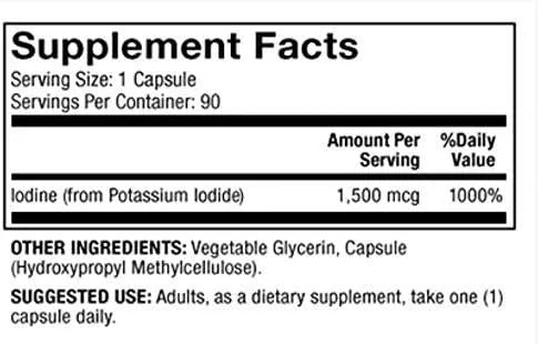 DR MERCOLA - Dr. Mercola Iodine 90 Capsulas - The Red Vitamin MX - Suplementos Alimenticios - {{ shop.shopifyCountryName }}