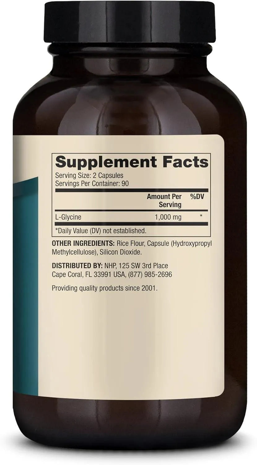 DR MERCOLA - Dr. Mercola L-Glycine 1000Mg. 180 Capsulas - The Red Vitamin MX - Suplementos Alimenticios - {{ shop.shopifyCountryName }}