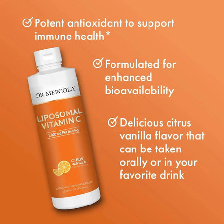 DR MERCOLA - Dr. Mercola Liquid Liposomal Vitamin C 450Ml. 3 Pack - The Red Vitamin MX - Suplementos Alimenticios - {{ shop.shopifyCountryName }}
