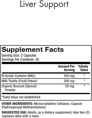 DR MERCOLA - Dr. Mercola NAC with Milk Thistle Dietary Supplement 60 Capsulas - The Red Vitamin MX - Suplementos Alimenticios - {{ shop.shopifyCountryName }}