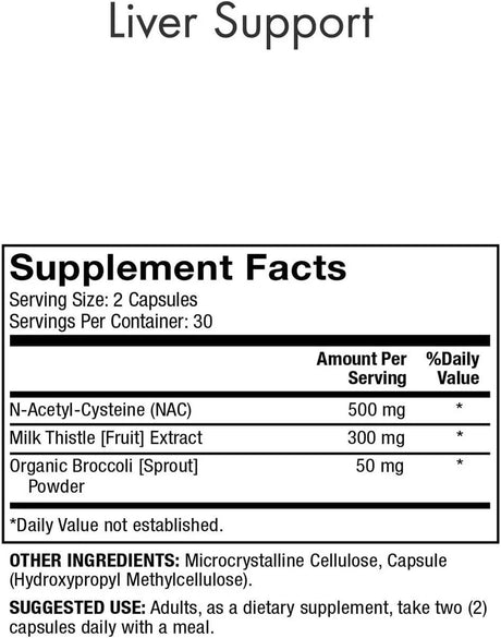 DR MERCOLA - Dr. Mercola NAC with Milk Thistle Dietary Supplement 60 Capsulas - The Red Vitamin MX - Suplementos Alimenticios - {{ shop.shopifyCountryName }}