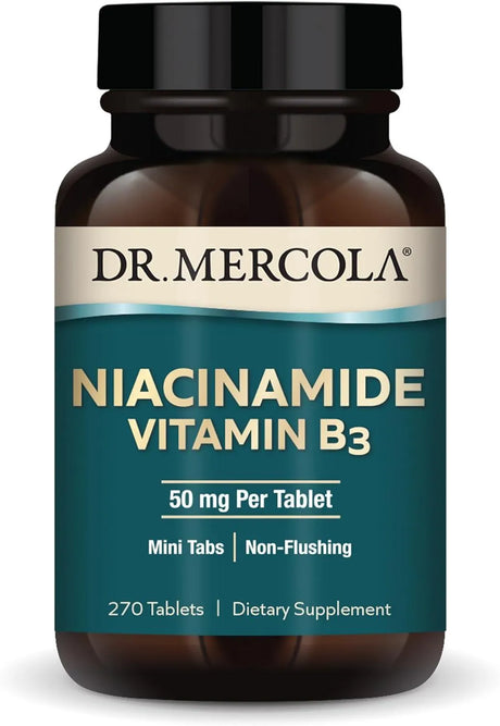 DR MERCOLA - Dr. Mercola Niacinamide Vitamin B3 270 Tabletas - The Red Vitamin MX - Suplementos Alimenticios - {{ shop.shopifyCountryName }}