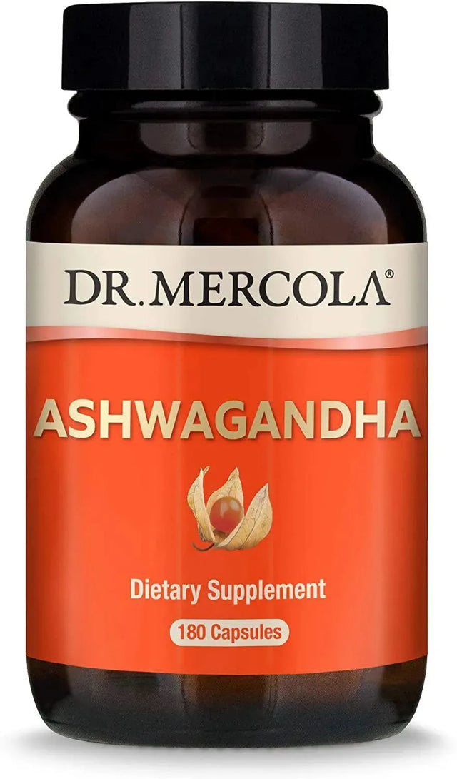 DR MERCOLA - Dr. Mercola Organic Ashwagandha 800Mg. 180 Capsulas - The Red Vitamin MX - Suplementos Alimenticios - {{ shop.shopifyCountryName }}