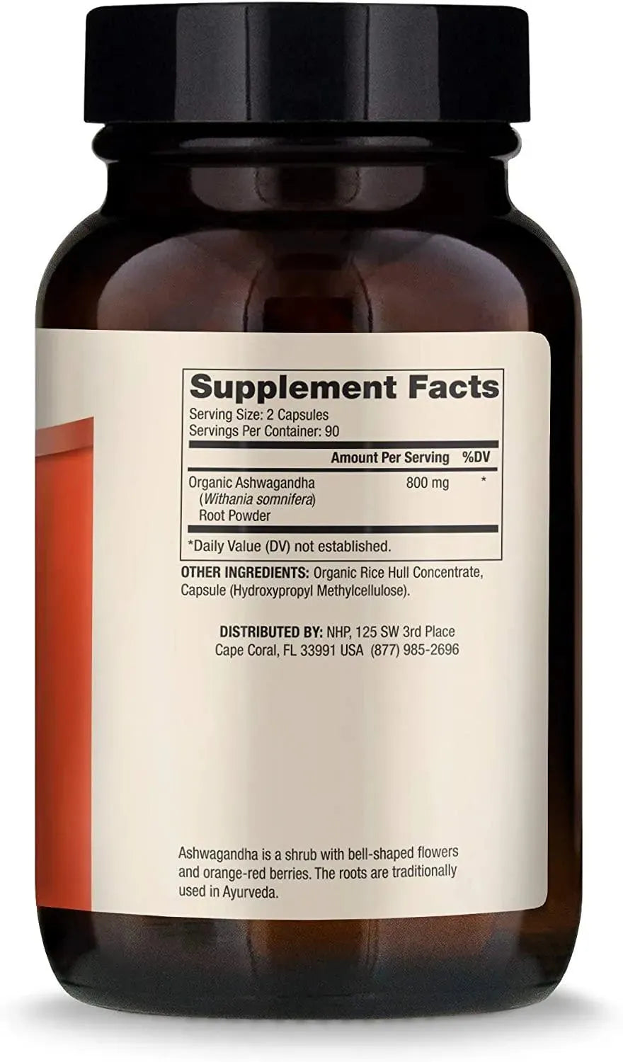 DR MERCOLA - Dr. Mercola Organic Ashwagandha 800Mg. 180 Capsulas - The Red Vitamin MX - Suplementos Alimenticios - {{ shop.shopifyCountryName }}