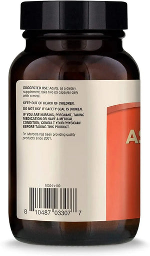 DR MERCOLA - Dr. Mercola Organic Ashwagandha 800Mg. 180 Capsulas - The Red Vitamin MX - Suplementos Alimenticios - {{ shop.shopifyCountryName }}