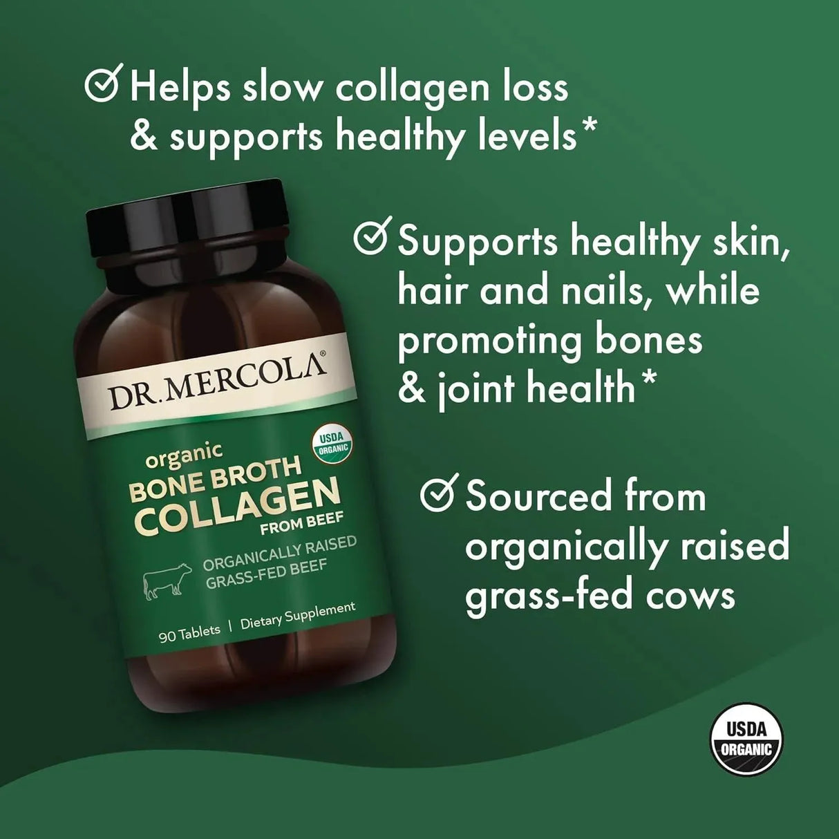 DR MERCOLA - Dr. Mercola Organic Bone Broth Collagen - The Red Vitamin MX - Suplementos Alimenticios - {{ shop.shopifyCountryName }}
