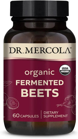 DR MERCOLA - Dr. Mercola Organic Fermented Beets 60 Capsulas - The Red Vitamin MX - Suplementos Alimenticios - {{ shop.shopifyCountryName }}