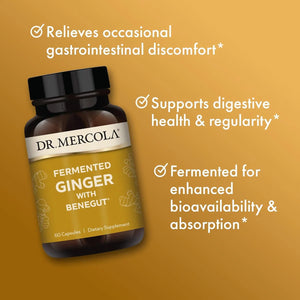 DR MERCOLA - Dr. Mercola Organic Fermented Ginger 60 Capsulas - The Red Vitamin MX - Suplementos Alimenticios - {{ shop.shopifyCountryName }}