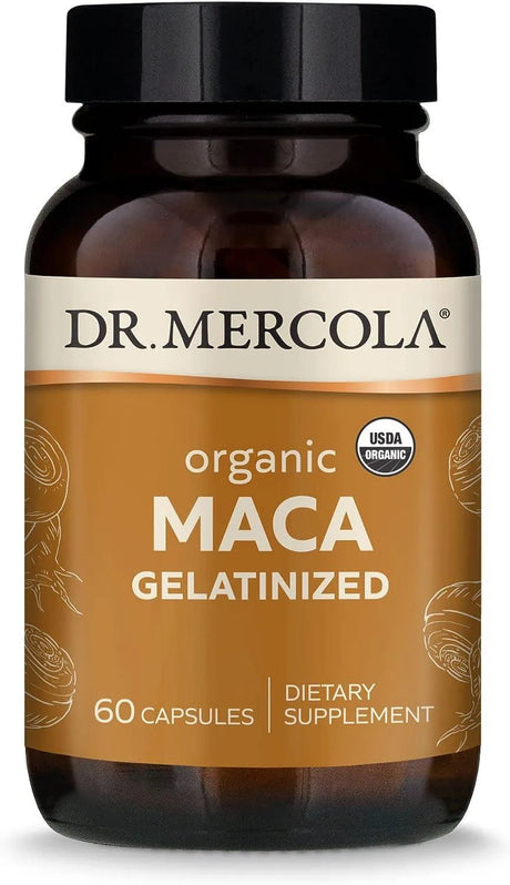 DR MERCOLA - Dr. Mercola Organic Maca Gelatinized Dietary Supplement 60 Capsulas - The Red Vitamin MX - Suplementos Alimenticios - {{ shop.shopifyCountryName }}