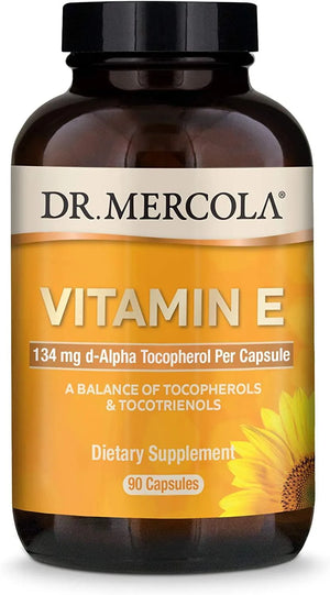 DR MERCOLA - Dr. Mercola Vitamin E 134Mg. 90 Capsulas - The Red Vitamin MX - Suplementos Alimenticios - {{ shop.shopifyCountryName }}