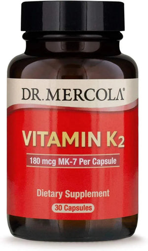 DR MERCOLA - Dr. Mercola Vitamin K-2 180mcg 30 Capsulas - The Red Vitamin MX - Suplementos Alimenticios - {{ shop.shopifyCountryName }}