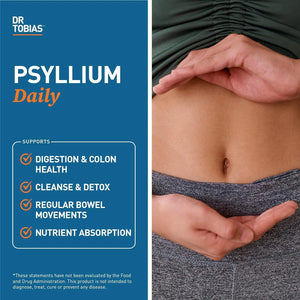 DR TOBIAS - Dr. Tobias Psyllium Daily 180 Capsulas - The Red Vitamin MX - Suplementos Alimenticios - {{ shop.shopifyCountryName }}