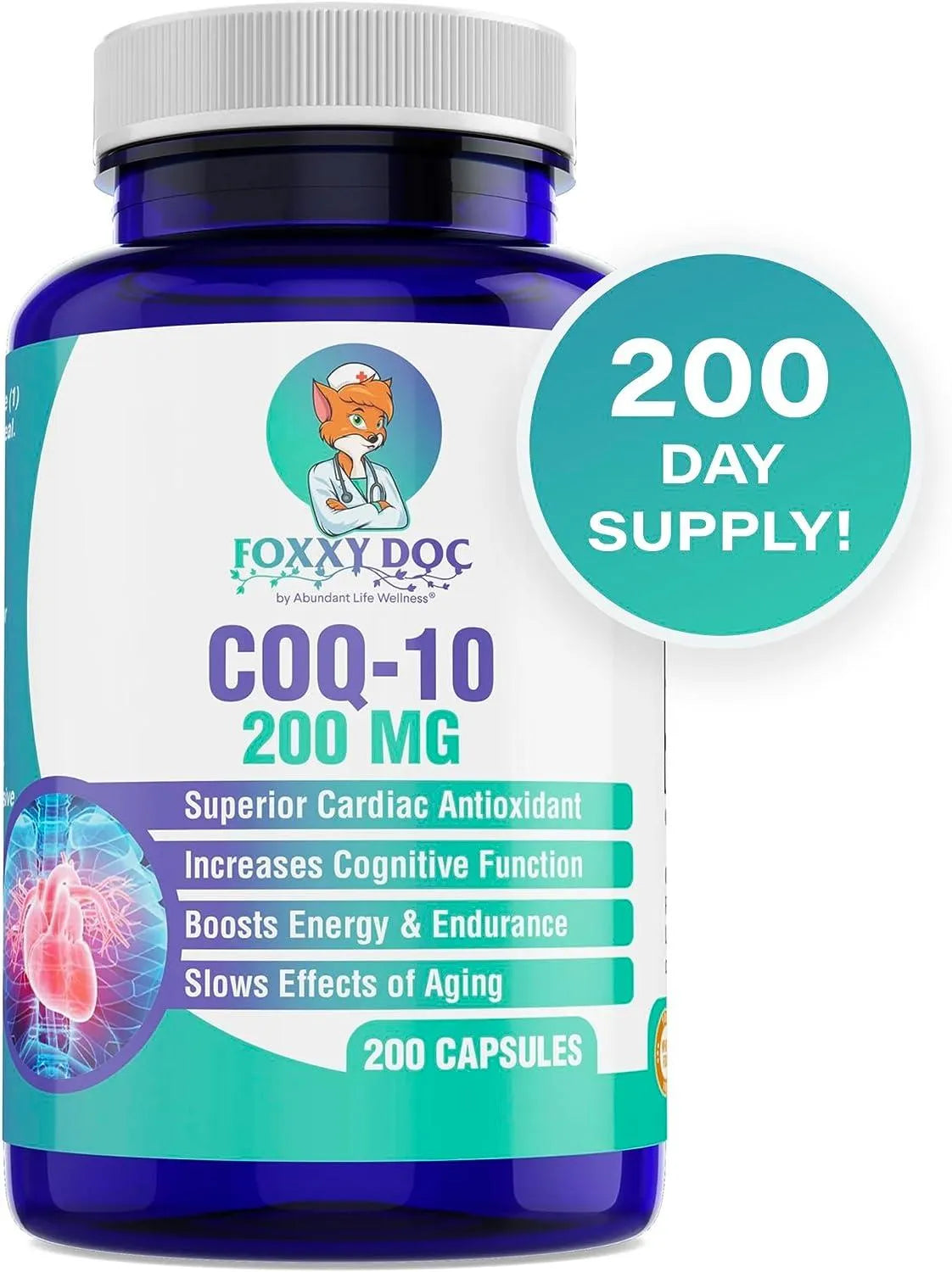 DR. VALERIE NELSON - Dr. Valerie Nelson CoQ10 200Mg. 200 Capsulas - The Red Vitamin MX - Suplementos Alimenticios - {{ shop.shopifyCountryName }}