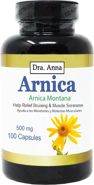 DRA. ANNA - Dra. Anna Arnica Montana 500Mg. 100 Capsulas - The Red Vitamin MX - Suplementos Alimenticios - {{ shop.shopifyCountryName }}