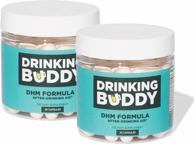 DRINKING BUDDY - Drinking Buddy After-Drinking Aid DHM Formula 30 Capsulas 2 Pack - The Red Vitamin MX - Suplementos Alimenticios - {{ shop.shopifyCountryName }}