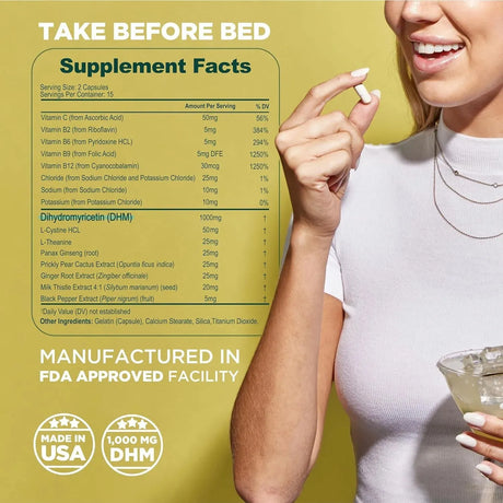 DRINKING BUDDY - Drinking Buddy After-Drinking Aid DHM Formula 30 Capsulas 2 Pack - The Red Vitamin MX - Suplementos Alimenticios - {{ shop.shopifyCountryName }}
