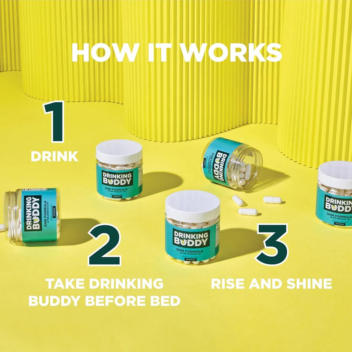 DRINKING BUDDY - Drinking Buddy After-Drinking Aid DHM Formula 30 Capsulas 2 Pack - The Red Vitamin MX - Suplementos Alimenticios - {{ shop.shopifyCountryName }}