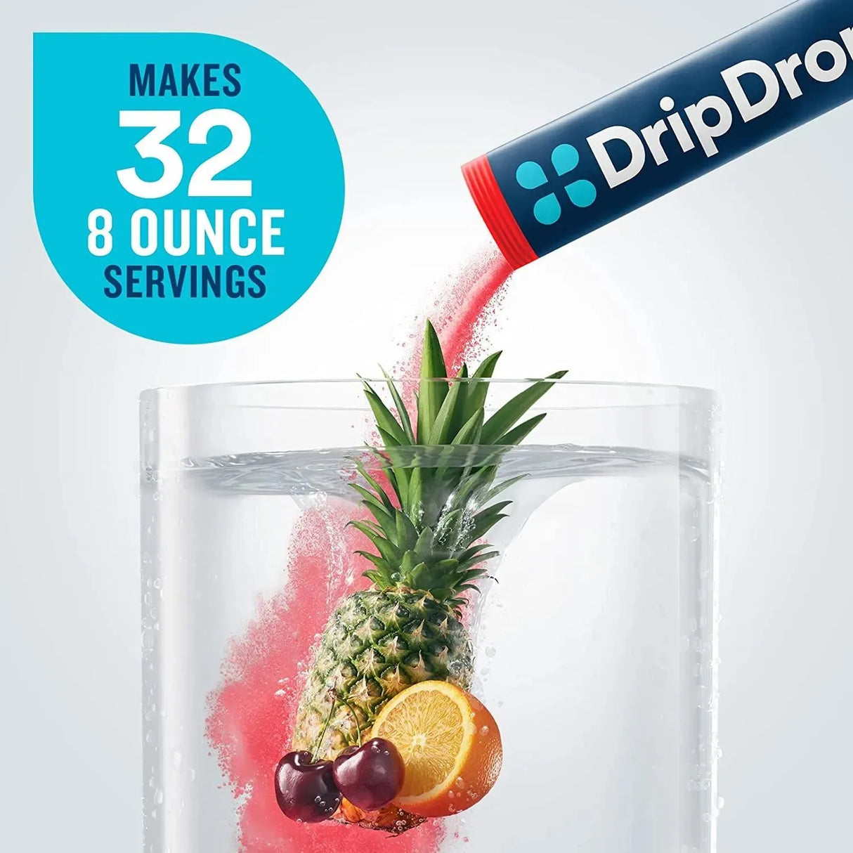 DRIPDROP - DripDrop Hydration Electrolyte Powder Packets 32 Paquetes - The Red Vitamin MX - Suplementos Alimenticios - {{ shop.shopifyCountryName }}