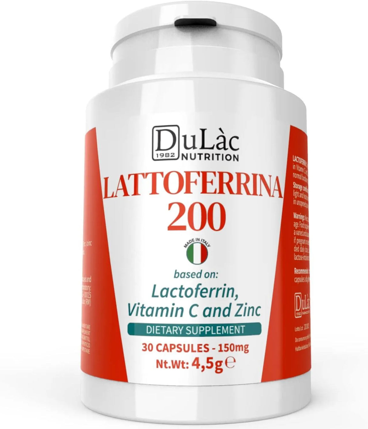 DULAC - Dulac Lactoferrin 150Mg. 30 Capsulas - The Red Vitamin MX - Suplementos Alimenticios - {{ shop.shopifyCountryName }}