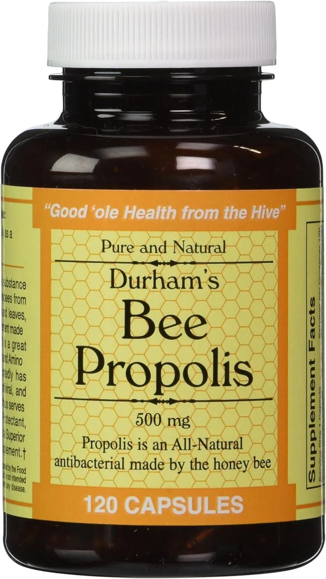 DURHAM´S - Durham's Bee Propolis 500Mg. 120 Capsulas - The Red Vitamin MX - Suplementos Alimenticios - {{ shop.shopifyCountryName }}