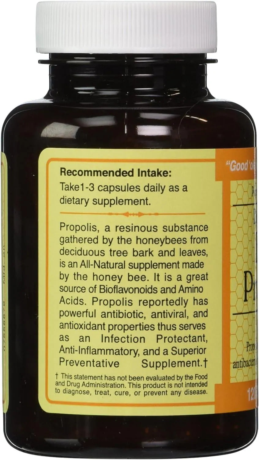 DURHAM´S - Durham's Bee Propolis 500Mg. 120 Capsulas - The Red Vitamin MX - Suplementos Alimenticios - {{ shop.shopifyCountryName }}