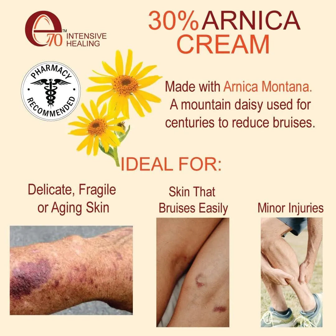 E70 - e70 30% Arnica Cream 4 Oz. - The Red Vitamin MX - Suplementos Alimenticios - {{ shop.shopifyCountryName }}