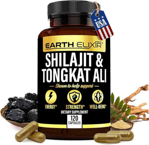 EARTH ELIXIR - Earth Elixir Shilajit 1000Mg. & Tongkat Ali 180 Capsulas - The Red Vitamin MX - Suplementos Alimenticios - {{ shop.shopifyCountryName }}