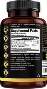 EARTH ELIXIR - Earth Elixir Spermidine Supplements 1200Mg. 90 Capsulas - The Red Vitamin MX - Suplementos Alimenticios - {{ shop.shopifyCountryName }}