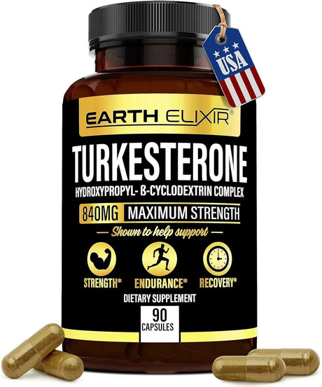 EARTH ELIXIR - Earth Elixir Turkesterone 840Mg. 90 Capsulas - The Red Vitamin MX - Suplementos Alimenticios - {{ shop.shopifyCountryName }}