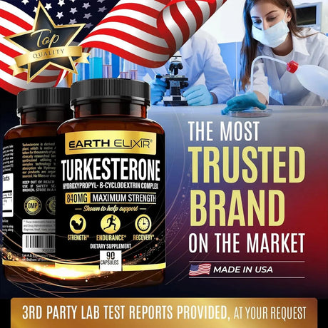 EARTH ELIXIR - Earth Elixir Turkesterone 840Mg. 90 Capsulas - The Red Vitamin MX - Suplementos Alimenticios - {{ shop.shopifyCountryName }}