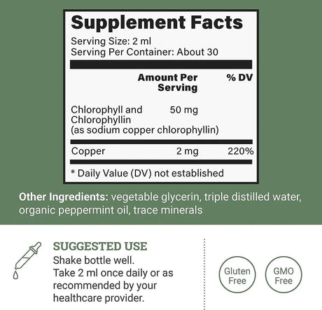 EARTH HARMONY NATURALS - Earth Harmony Naturals Organic Chlorophyll Liquid Drops 2 Fl.Oz. - The Red Vitamin MX - Suplementos Alimenticios - {{ shop.shopifyCountryName }}