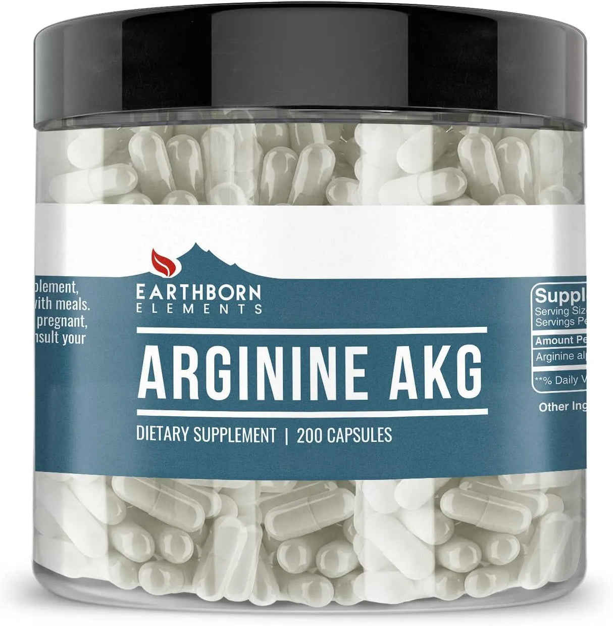 EARTHBORN ELEMENTS - Earthborn Elements Arginine AAKG 200 Capsulas - The Red Vitamin MX - Suplementos Alimenticios - {{ shop.shopifyCountryName }}