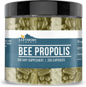 EARTHBORN ELEMENTS - Earthborn Elements Bee Propolis 200 Capsulas - The Red Vitamin MX - Suplementos Alimenticios - {{ shop.shopifyCountryName }}