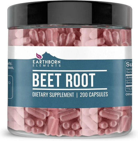 EARTHBORN ELEMENTS - Earthborn Elements Beet Root 200 Capsulas - The Red Vitamin MX - Suplementos Alimenticios - {{ shop.shopifyCountryName }}