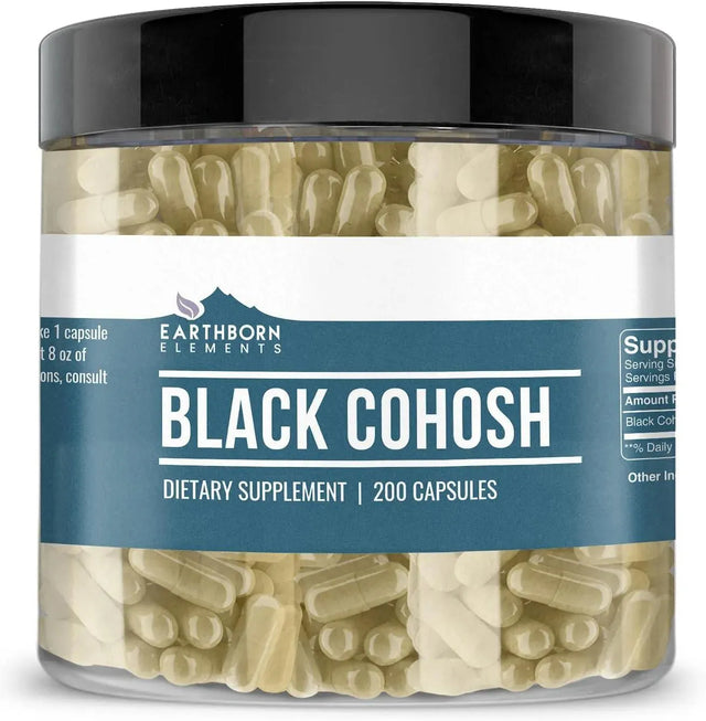 EARTHBORN ELEMENTS - Earthborn Elements Black Cohosh 200 Capsulas - The Red Vitamin MX - Suplementos Alimenticios - {{ shop.shopifyCountryName }}