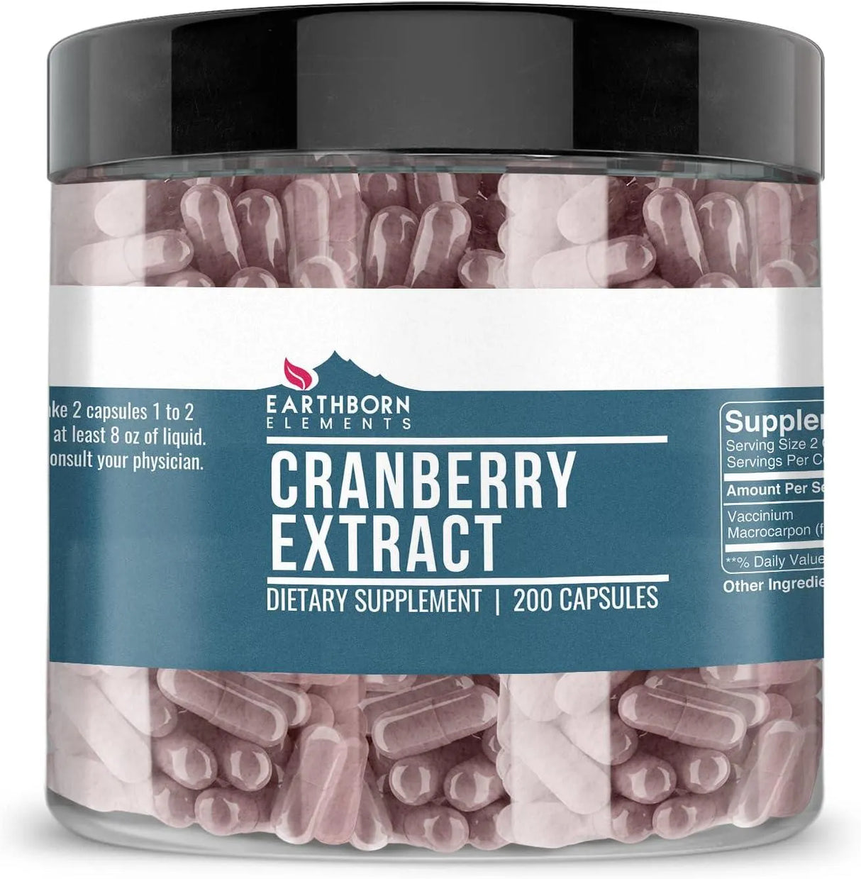 EARTHBORN ELEMENTS - Earthborn Elements Cranberry Extract 200 Capsulas - The Red Vitamin MX - Suplementos Alimenticios - {{ shop.shopifyCountryName }}