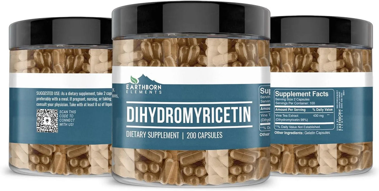 EARTHBORN ELEMENTS - Earthborn Elements DHM Dihydromyricetin 200 Capsulas - The Red Vitamin MX - Suplementos Alimenticios - {{ shop.shopifyCountryName }}