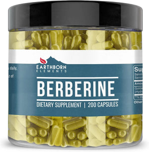 EARTHBORN ELEMENTS - Earthborn Elements Goldenseal Berberine 200 Capsulas - The Red Vitamin MX - Suplementos Alimenticios - {{ shop.shopifyCountryName }}