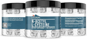 EARTHBORN ELEMENTS - Earthborn Elements NAC N-Acetyl L-Cysteine 200 Capsulas - The Red Vitamin MX - Suplementos Alimenticios - {{ shop.shopifyCountryName }}