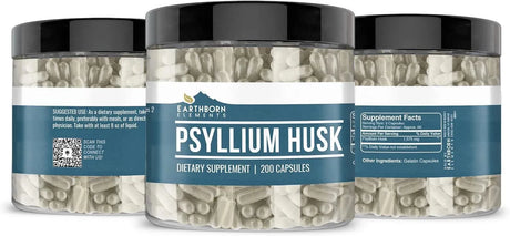 EARTHBORN ELEMENTS - Earthborn Elements Psyllium Husk 200 Capsulas - The Red Vitamin MX - Suplementos Alimenticios - {{ shop.shopifyCountryName }}