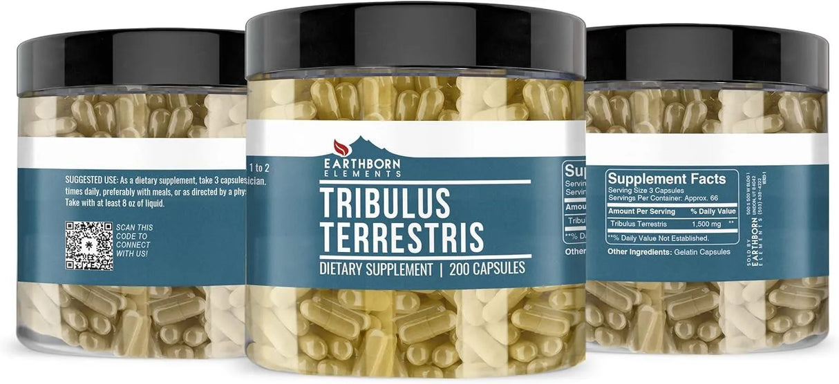 EARTHBORN ELEMENTS - Earthborn Elements Tribulus Terrestris 200 Capsulas - The Red Vitamin MX - Suplementos Alimenticios - {{ shop.shopifyCountryName }}