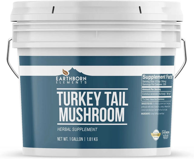 EARTHBORN ELEMENTS - Earthborn Elements Turkey Tail Mushroom Powder 1.81 Kg. - The Red Vitamin MX - Suplementos Alimenticios - {{ shop.shopifyCountryName }}