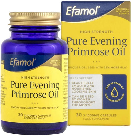 EFAMOL - Efamol Evening Primrose Oil 1000Mg. 30 Capsulas - The Red Vitamin MX - Suplementos Alimenticios - {{ shop.shopifyCountryName }}