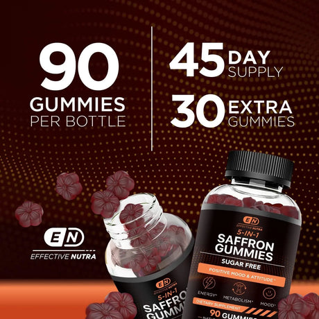 EFFECTIVE NUTRA - Effective Nutra Saffron Gummies 90 Gomitas - The Red Vitamin MX - Suplementos Alimenticios - {{ shop.shopifyCountryName }}